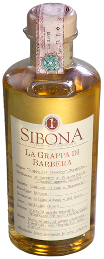 Sibona Grappa di Barbera 40% vol. 0,5l