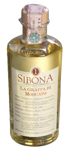 Sibona Grappa di Moscato 40% vol. 0,5l