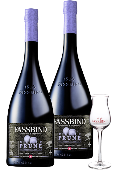 Fassbind Vieille Prune Genießer Paket 40% vol.