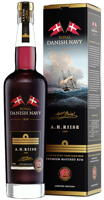 A.H. Riise Royal Danish Navy Strength Rum 55% vol. 0,7l