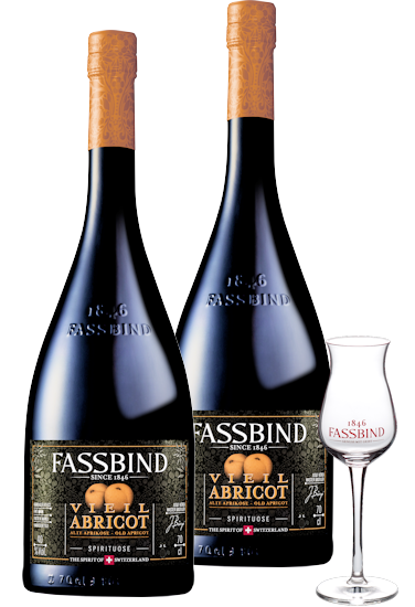 Fassbind Vieille Abricot Genießer Paket 40% vol.