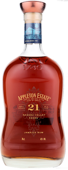 Appleton Estate 21 Year - Old Nassau Valley Casks 43% vol. 0,7l