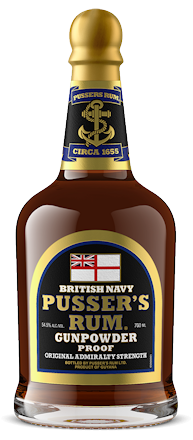 Pussers Rum Black Label British Navy 54,5% vol. 0,7l