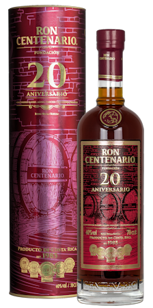 Ron Centenario Fundacion 20 Aniversario 40% vol.