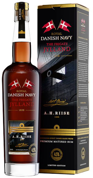A.H. Riise Royal Danish Navy Rum The Frigate Jylland 45% vol. 0,7l