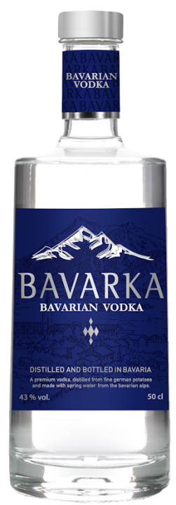 Bavarka Bavarian Vodka 43% vol. 0,5l