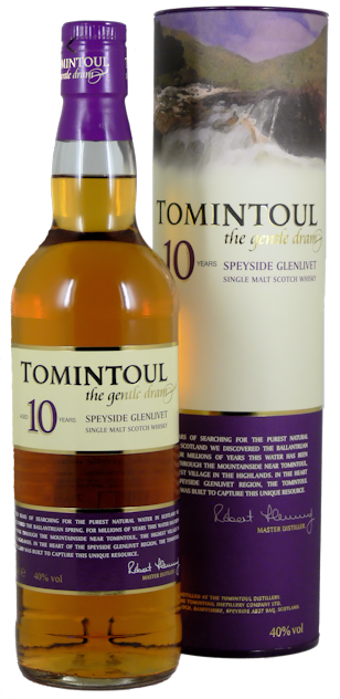 Tomintoul Single Malt Scotch Whisky 10 Jahre 40% vol. 0,7l