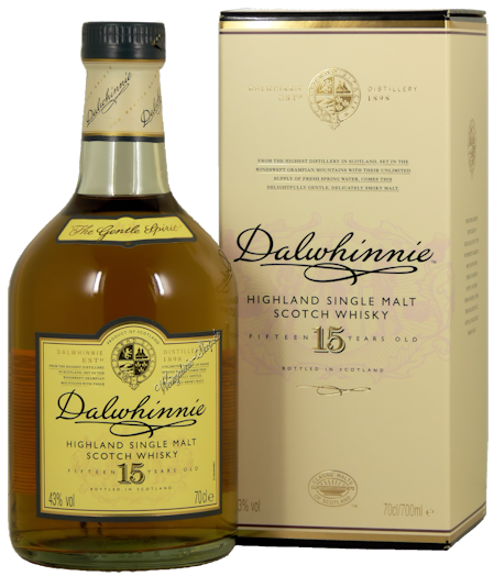 Dalwhinnie Whisky 15 Jahre 43% vol. 0,7l