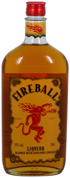 Fireball Whisky Zimt Likör 33% vol. 0,7l