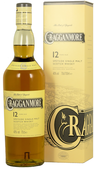 Cragganmore Single Malt Scotch Whisky 12 Jahre 40,0% vol. 0,7l