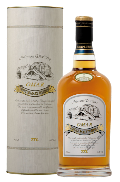 Omar Bourbon Cask Single Malt Whisky 46% vol. 0,7l